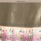 Gray Kanjeevaram Silk Digital Print Geomatric Saree with Unstitched Blouse - Hiral Fashion | Swadesiicart