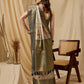 Beige Tissue Silk Digital Print Floral Saree with Unstitched Blouse - Hiral Fashion | Swadesiicart