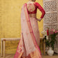 Pink Munga Silk Digital Print Floral Saree with Unstitched Blouse - Hiral Fashion | Swadesiicart