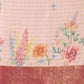 Pink Munga Silk Digital Print Floral Saree with Unstitched Blouse - Hiral Fashion | Swadesiicart