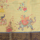 Yellow Munga Silk Digital Print Floral Saree with Unstitched Blouse - Hiral Fashion | Swadesiicart