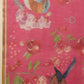 Hiral Fashion Pink Banarasi Cotton Silk Fruits Digital Printed Saree | Swadesiicart