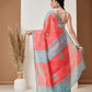 Hiral Fashion Red Banarasi Cotton Silk Fruits Digital Printed Saree | Swadesiicart