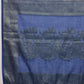 Blue Cotton Digital Print Floral Saree with Unstitched Blouse - Hiral Fashion | Swadesiicart