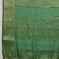 Green Cotton Digital Print Floral Saree with Unstitched Blouse - Hiral Fashion | Swadesiicart
