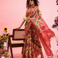 Mustard Cotton Digital Print Floral Saree with Unstitched Blouse - Hiral Fashion | Swadesiicart