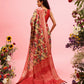 Mustard Cotton Digital Print Floral Saree with Unstitched Blouse - Hiral Fashion | Swadesiicart