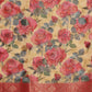 Mustard Cotton Digital Print Floral Saree with Unstitched Blouse - Hiral Fashion | Swadesiicart