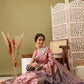 Pink Cotton Digital Print Floral Saree with Unstitched Blouse - Hiral Fashion | Swadesiicart