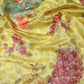 Green Art Silk Printed Polka Dots Saree with Unstitched Blouse - Hiral Fashion | Swadesiicart