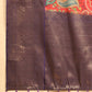 Red Silk Blend Digital Print Bandhani Saree with Unstitched Blouse - Hiral Fashion | Swadesiicart