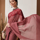 Hiral Fashion Maroon Bollywood Mul Cotton Abstract Digital Printed Saree | Swadesiicart
