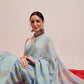 Hiral Fashion Blue Bollywood Mul Cotton Abstract Digital Printed Saree | Swadesiicart