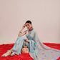 Hiral Fashion Blue Bollywood Mul Cotton Abstract Digital Printed Saree | Swadesiicart