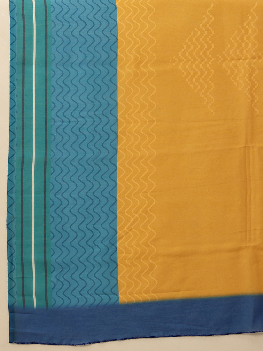 Hiral Fashion Yellow Bollywood Mul Cotton Abstract Digital Printed Saree | Swadesiicart