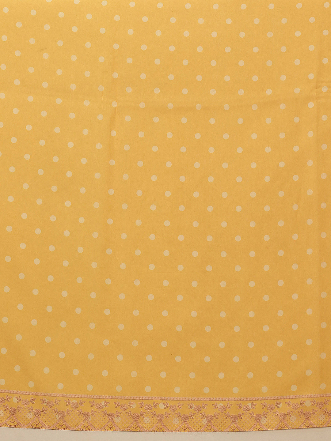 Hiral Fashion Mustard Bollywood Mul Cotton Polka Dots Digital Printed Saree | Swadesiicart
