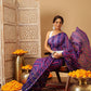 Hiral Fashion Navy Blue Bollywood Mul Cotton Abstract Digital Printed Saree | Swadesiicart