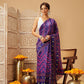 Hiral Fashion Navy Blue Bollywood Mul Cotton Abstract Digital Printed Saree | Swadesiicart
