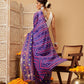 Hiral Fashion Navy Blue Bollywood Mul Cotton Abstract Digital Printed Saree | Swadesiicart