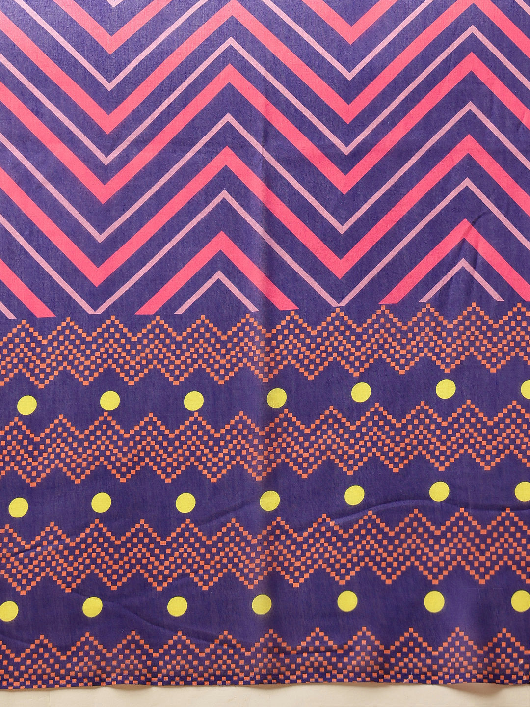 Hiral Fashion Navy Blue Bollywood Mul Cotton Abstract Digital Printed Saree | Swadesiicart