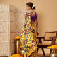 Hiral Fashion Yellow Bollywood Mul Cotton Floral Digital Printed Saree | Swadesiicart