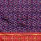 Royal Blue Silk Blend Digital Print Ikkat Saree with Unstitched Blouse - Hiral Fashion | Swadesiicart