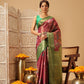 Hiral Fashion Pink Banarasi Tissue Silk Floral Digital Printed Saree | Swadesiicart