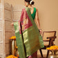 Hiral Fashion Pink Banarasi Tissue Silk Floral Digital Printed Saree | Swadesiicart