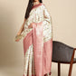 Multicolor Art Silk Woven Zari Design Kalamkari Saree with Unstitched Blouse - Hiral Fashion | Swadesiicart