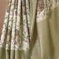 Olive Art Silk Printed Floral Saree with Unstitched Blouse - Hiral Fashion | Swadesiicart