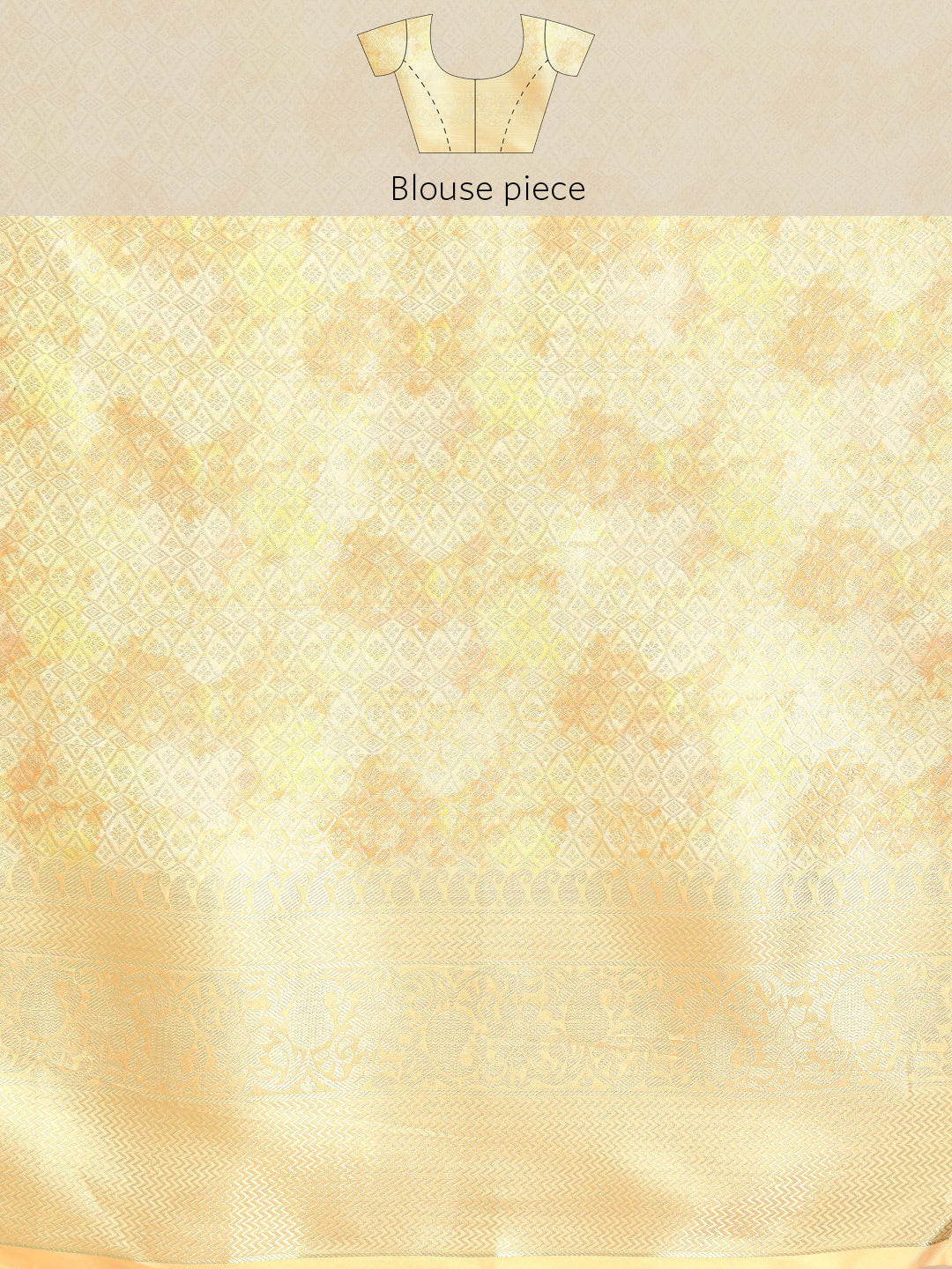 Multicolor Art Silk Woven Zari Design Floral Saree with Unstitched Blouse - Hiral Fashion | Swadesiicart