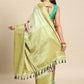 Multicolor Art Silk Woven Zari Design Floral Saree with Unstitched Blouse - Hiral Fashion | Swadesiicart