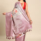 Multicolor Art Silk Woven Zari Design Floral Saree with Unstitched Blouse - Hiral Fashion | Swadesiicart