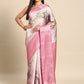 Multicolor Art Silk Woven Zari Design Floral Saree with Unstitched Blouse - Hiral Fashion | Swadesiicart