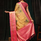 Mustard Art Silk Digital Print Floral Saree with Unstitched Blouse - Hiral Fashion | Swadesiicart