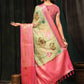 Green Art Silk Digital Print Floral Saree with Unstitched Blouse - Hiral Fashion | Swadesiicart