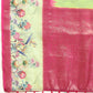 Green Kanjeevaram Silk Digital Print Floral Saree with Unstitched Blouse - Hiral Fashion | Swadesiicart