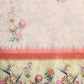 Gray Kanjeevaram Silk Digital Print Floral Saree with Unstitched Blouse - Hiral Fashion | Swadesiicart