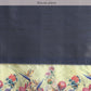 Mustard Kanjeevaram Silk Digital Print Floral Saree with Unstitched Blouse - Hiral Fashion | Swadesiicart