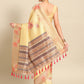 Mustard Art Silk Printed Floral Saree with Unstitched Blouse - Hiral Fashion | Swadesiicart