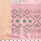 Pink Art Silk Printed Floral Saree with Unstitched Blouse - Hiral Fashion | Swadesiicart