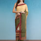 Multicolor Silk Cotton Digital Print Floral Saree with Unstitched Blouse - Hiral Fashion | Swadesiicart