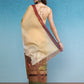 Multicolor Silk Cotton Digital Print Floral Saree with Unstitched Blouse - Hiral Fashion | Swadesiicart