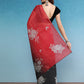 Black Silk Cotton Digital Print Floral Saree with Unstitched Blouse - Hiral Fashion | Swadesiicart