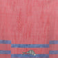 Red Silk Cotton Digital Print Solid Saree with Unstitched Blouse - Hiral Fashion | Swadesiicart