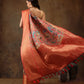 Multicolor Kanjeevaram Silk Digital Print Kalamkari Saree with Unstitched Blouse - Hiral Fashion | Swadesiicart