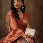 Multicolor Kanjeevaram Silk Digital Print Kalamkari Saree with Unstitched Blouse - Hiral Fashion | Swadesiicart