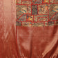 Multicolor Kanjeevaram Silk Digital Print Kalamkari Saree with Unstitched Blouse - Hiral Fashion | Swadesiicart