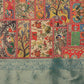 Multicolor Kanjeevaram Silk Digital Print Kalamkari Saree with Unstitched Blouse - Hiral Fashion | Swadesiicart