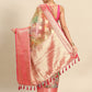 Multicolor Chanderi Art Silk Printed Floral Saree with Unstitched Blouse - Hiral Fashion | Swadesiicart